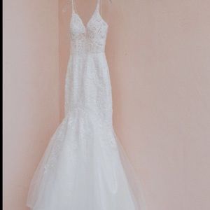 Ivory Stella York Mermaid Wedding Dress Style 6793